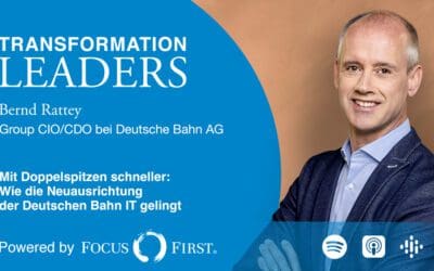 Faster with dual leadership: How the realignment of Deutsche Bahn IT succeeds.