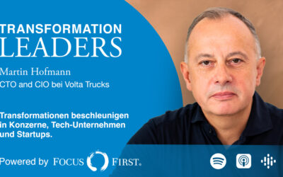 Accelerate transformations in corporations, tech companies and start-ups (Martin Hofmann, Volta Trucks)